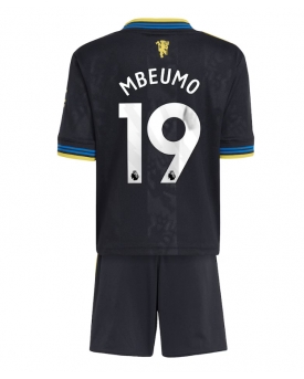 Billige Fotballdrakt Manchester United Bryan Mbeumo #19 Replika Tredjedraktsett Barn 2025-26 Kortermet (med bukser)